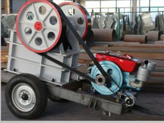  The excellent combination of wet pan mill and mobile diesel